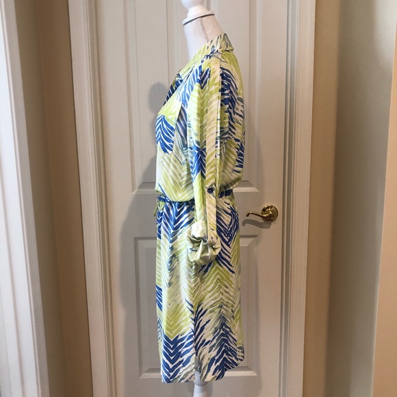 St John Silk Shirt Dress - Picture 2 of 8